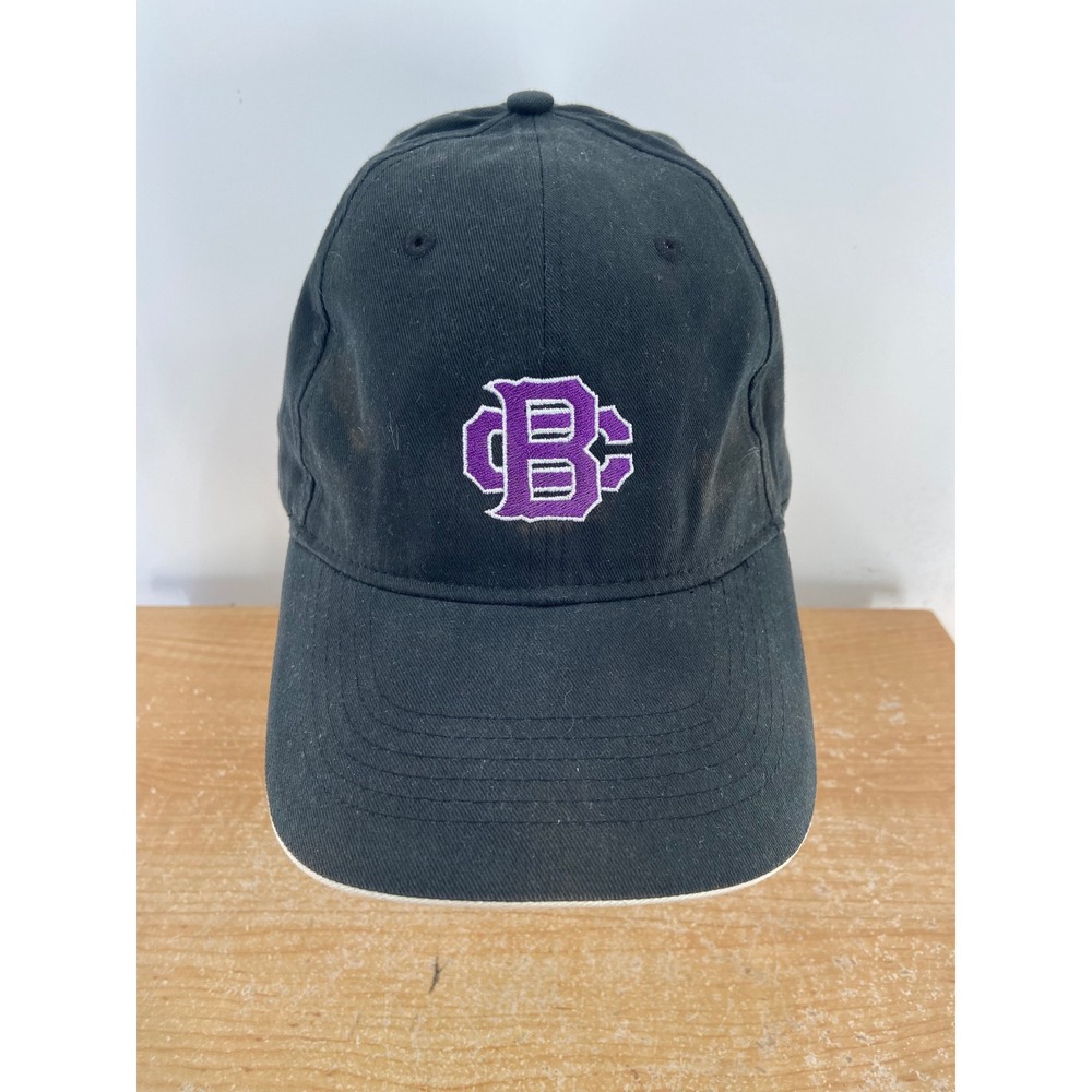 Slazenger Mens Black Baseball Cap Christian Brothers Logo Hat One Size
